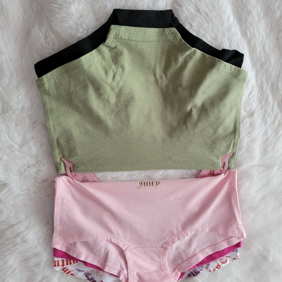 🍡JUICY COUTURE BRAND NEW 5-PACK BOYSHORTS SIZE S - Picture 6 of 7